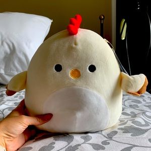 TODD Squishmallow - 8 inch Rooster 🐓 From the Farm Squad 🌽 🚜